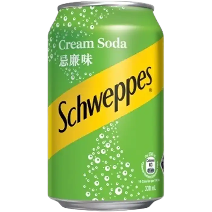 SCHWEPPES Cream Soda can soft drink 330ML