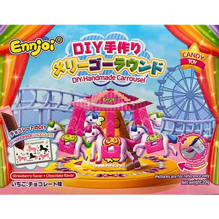 MEITIANYILE DIY Karussell Candy Toy 20G