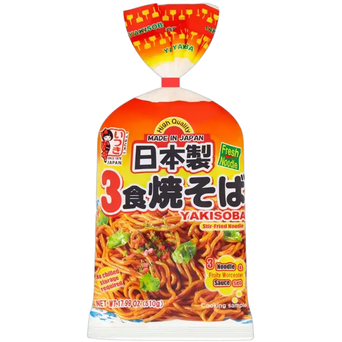 ITSUKI Yaki Soba Nudeln mit Teriyaki Sauce 528G