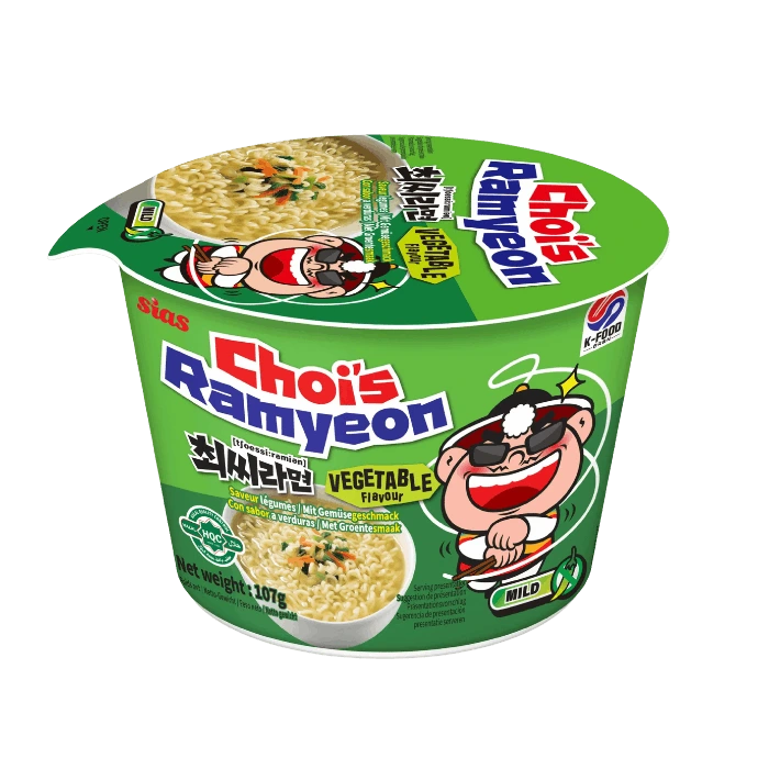CHOI'S Instant Ramyeon Vegetable Bowl 107G