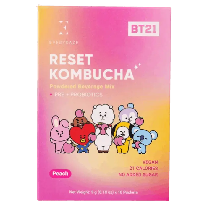 EVERYDAZE Reset Kombucha Peach 10x5g
