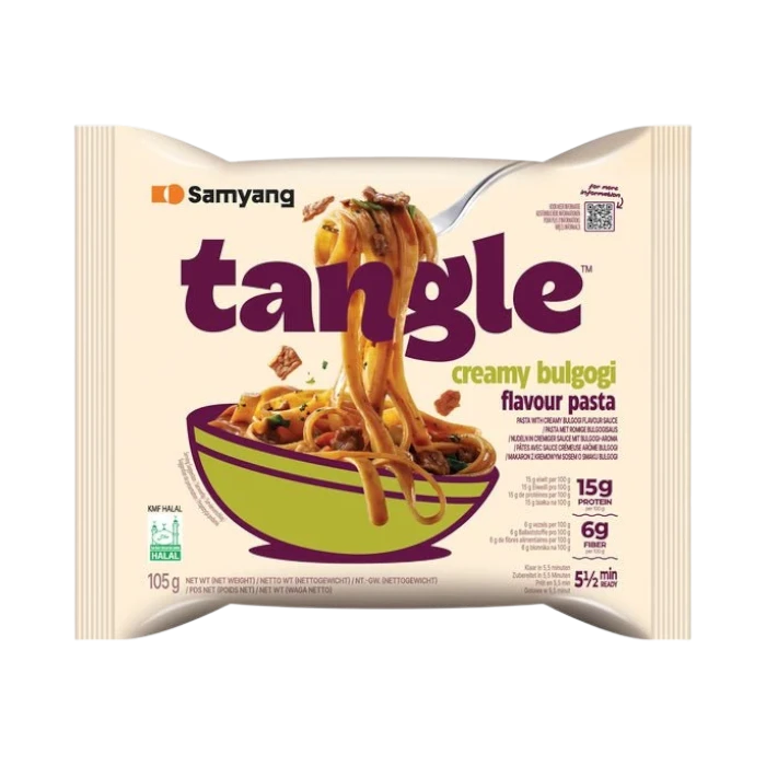Samyang Tangle Pasta Mit Bulgogi Sauce 105g