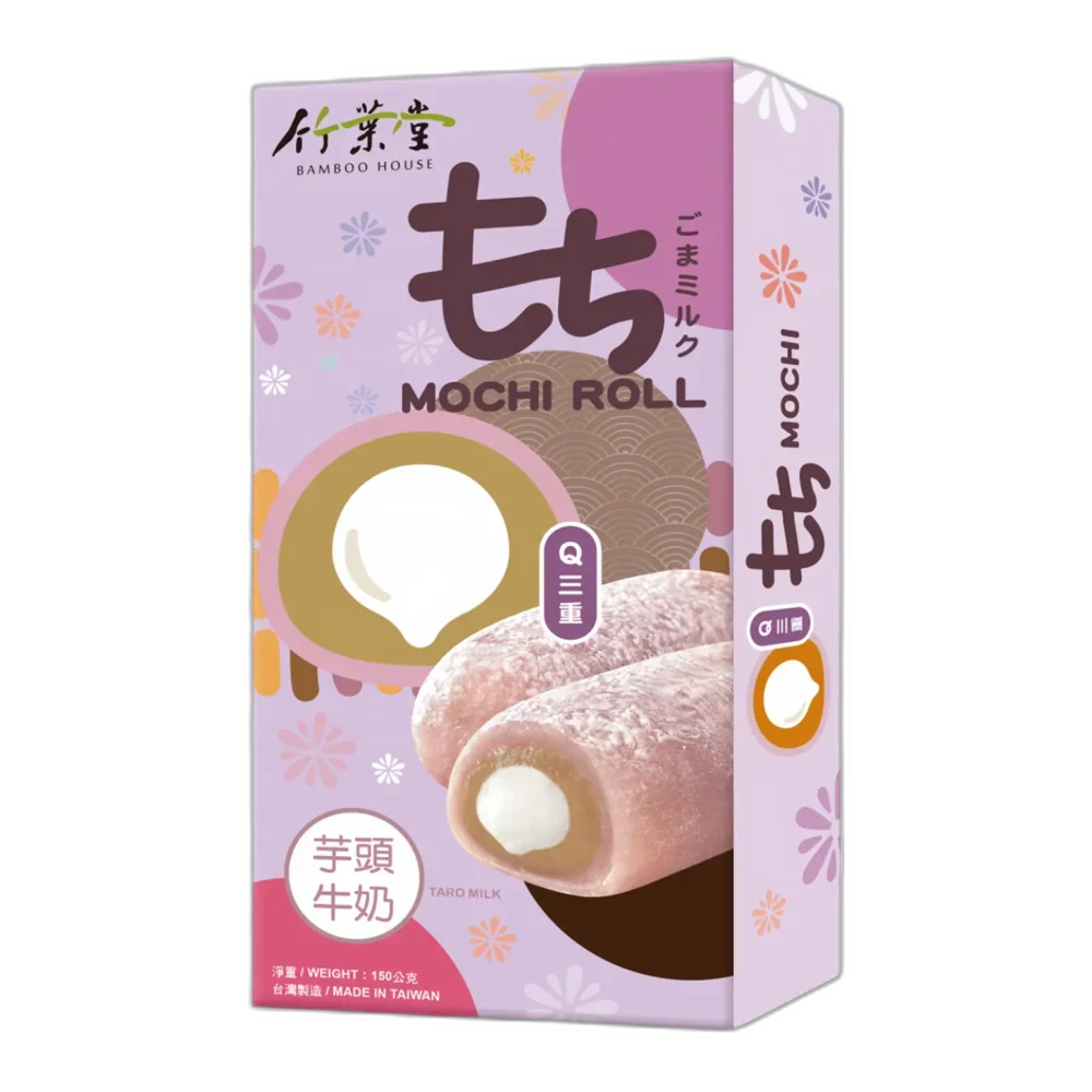 BAMBOO HOUSE Mochi Roll Taro Milk 150G