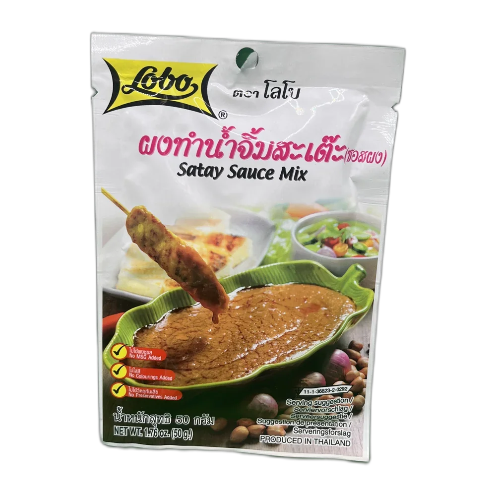 LOBO seasoning paste bag 50G peanut sauce Saté