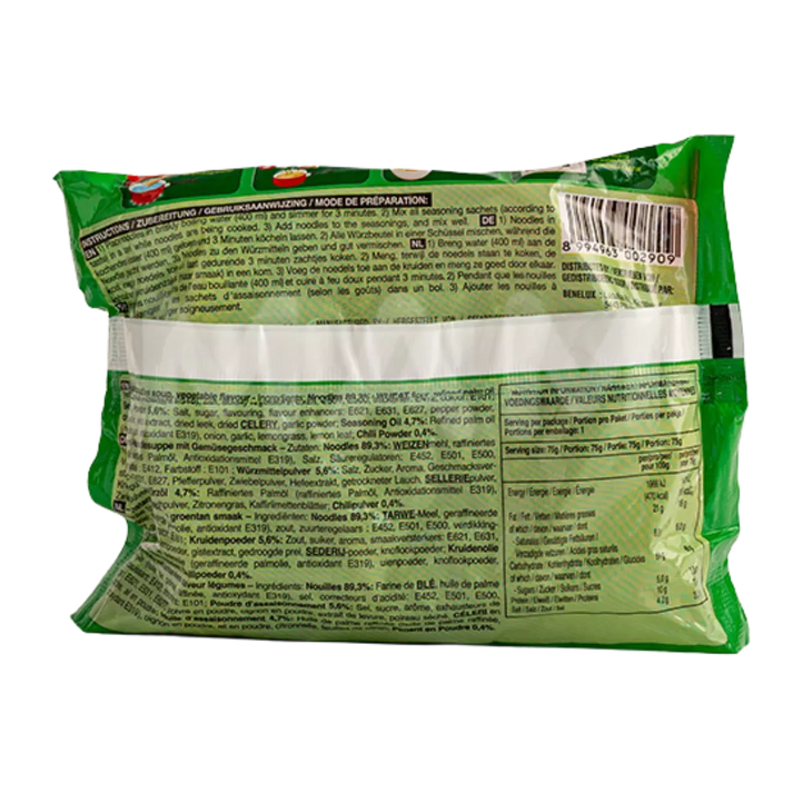 INDOMIE Noodles Vegetable Instant Nudeln Gemüse 75G