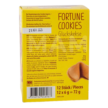 KAISERPALAST Glückkekse (12Stück) 72G