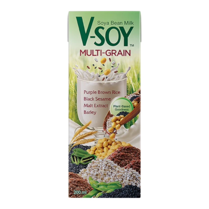 Drinks soy multigrain V-SOY Pk 200ML