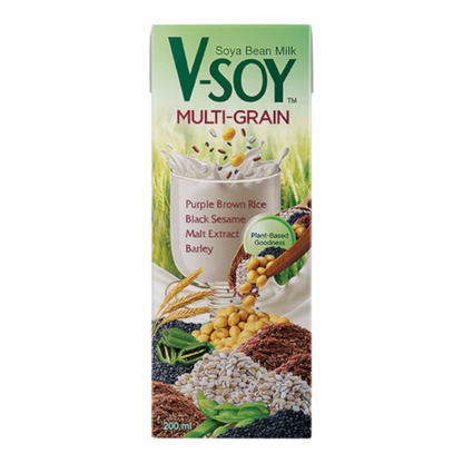 Drinks soy multigrain V-SOY Pk 200ML