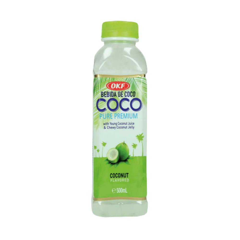 OKF Coconut Getränk 500ML Bebida de Coco Pure Prem.