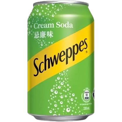 SCHWEPPES Cream Soda can soft drink 330ML