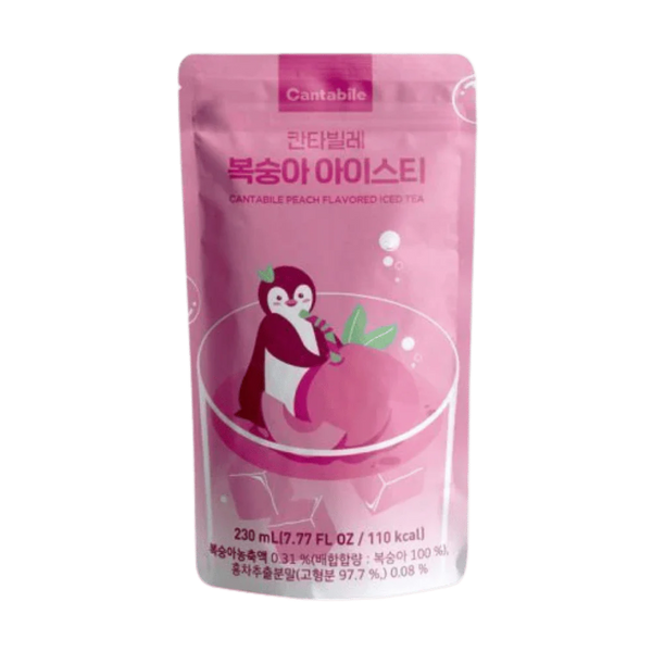CANTABILE Flavored Ade Peach Ice Tea 230ML