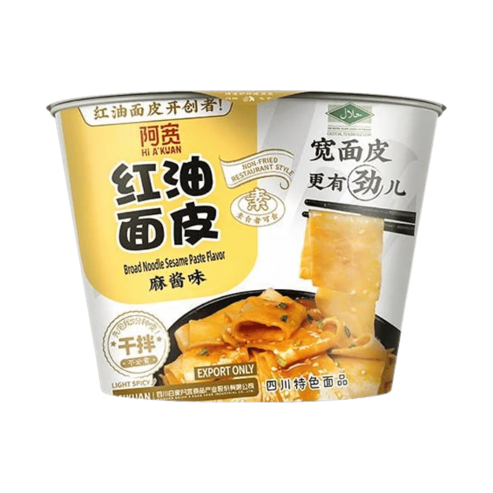 BAIJIA Broad Noodle Sesame Paste Flavor Bowl 115G