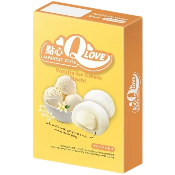 QLOVE Mochi Vanilla Ice Cream 180G