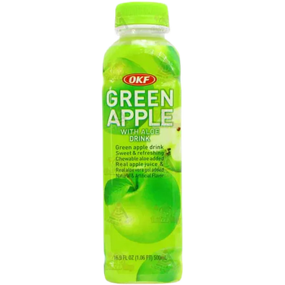 OKF Aloe Vera Getränk Green Apple 500ML