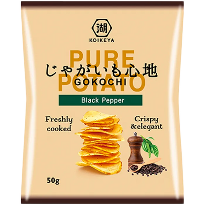 KOIKEYA Kartoffelchips Black Pepper 50G
