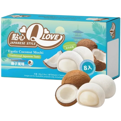 QLOVE  Mochi Exotic Coconut Premium 80G