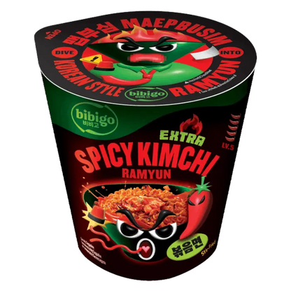 BIBIGO Instant Nudeln Kimchi scharf Becher 98g