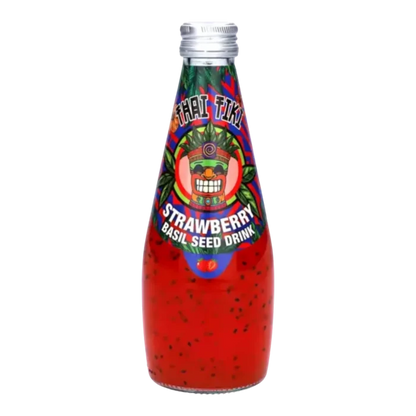 Thai Tiki Basil Seed Drink Strawberry 290ml