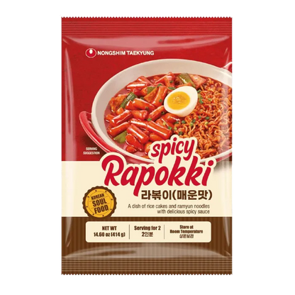 NONGSHIM Tteokbokki Mit Ramyun Spicy Rabokki 414G