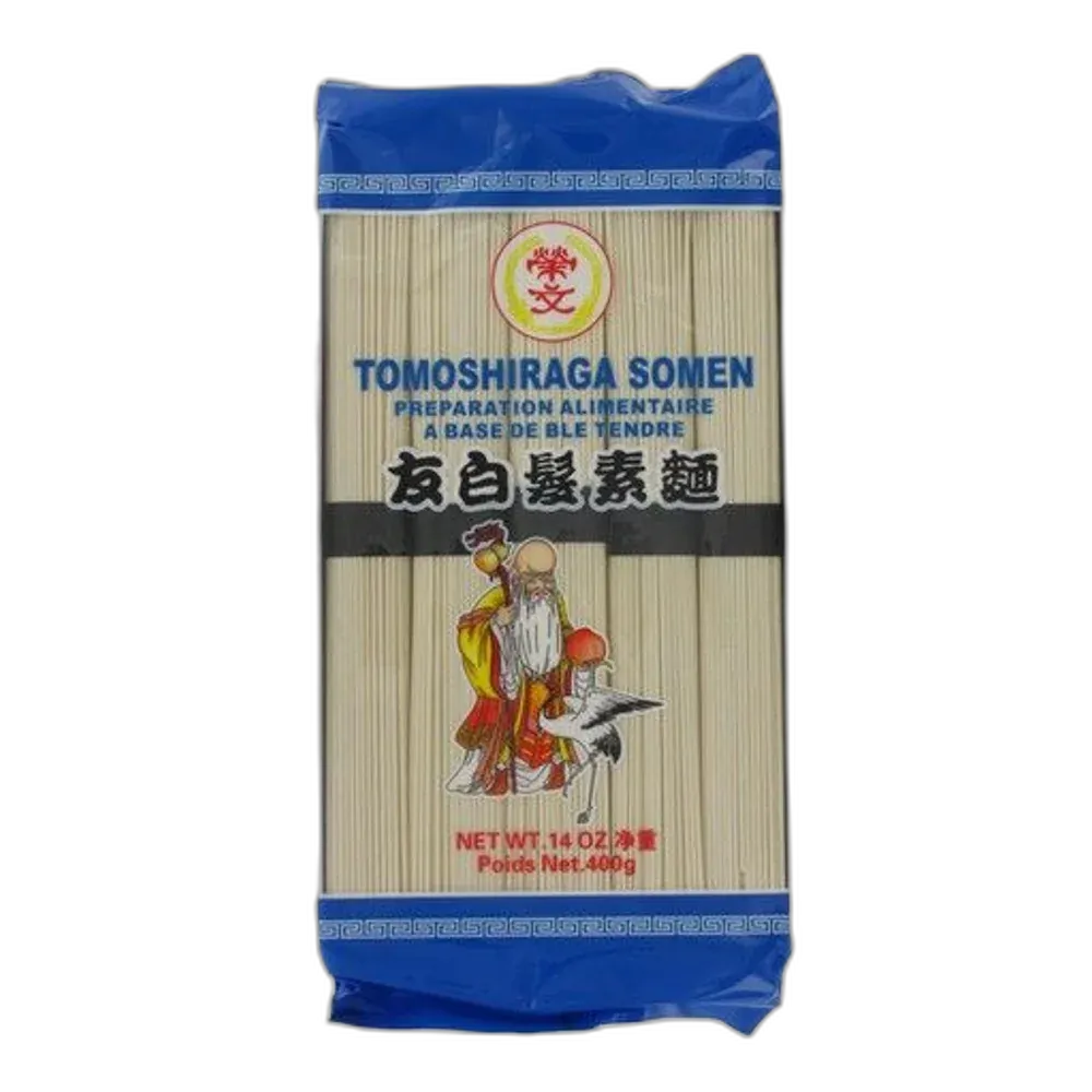 WINGMAN Tomoshiraga Somen Nudeln – Zarte Nudeln aus Taiwan 400G