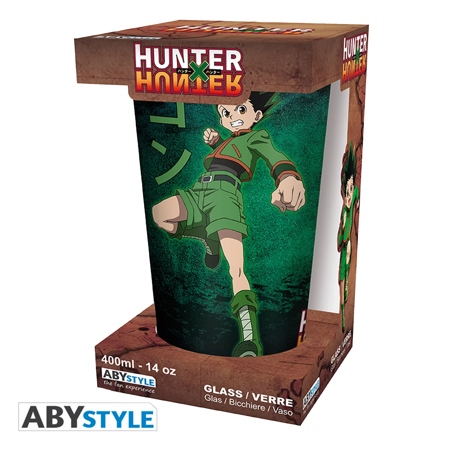 HUNTER X HUNTER Large Glass Gon vs Hisoka 400ML