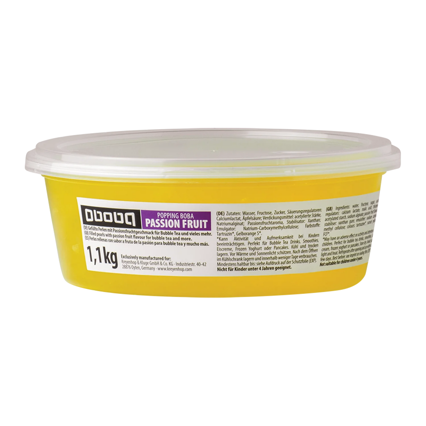OBOBA Popping Boba Passionsfrucht 1,1KG