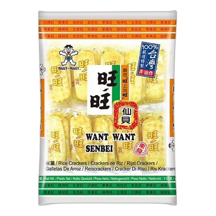 WANT WANT Senbei Rice Crackers 112G