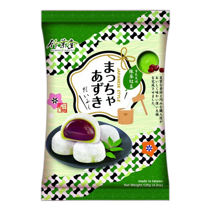BAMBOO HOUSE Matcha Red Bean Mochi 120G