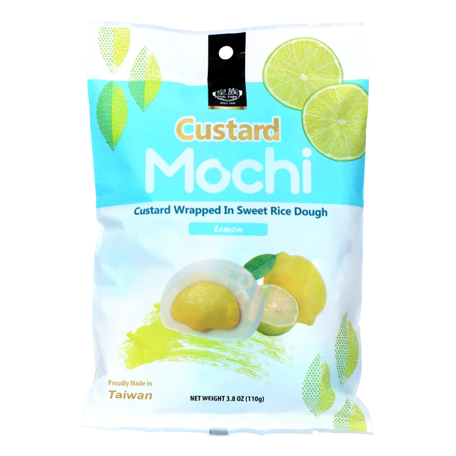 ROYAL FAMILY Custard Fruit Mochi Lemon 110G