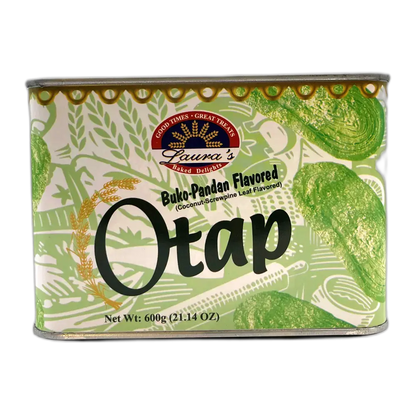 LAURA'S Otap Sugar Biscuits,Buko Pandan 600G