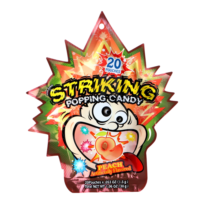 STRIKING Popping Candy Peach 30G