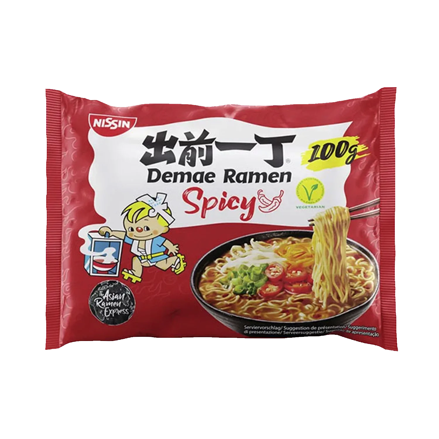 NISSIN Demae Ramen Spicy Seame Oil Flavor 100G