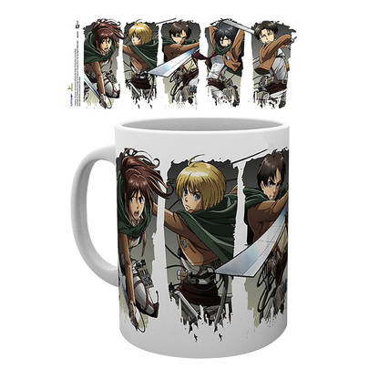 ATTACK ON TITAN Mug 320ml Characters Montage