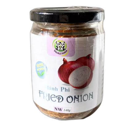 DOUBLE PANDA Fried Onion in Oil 140G – Crispy fried onions for Asian dishes