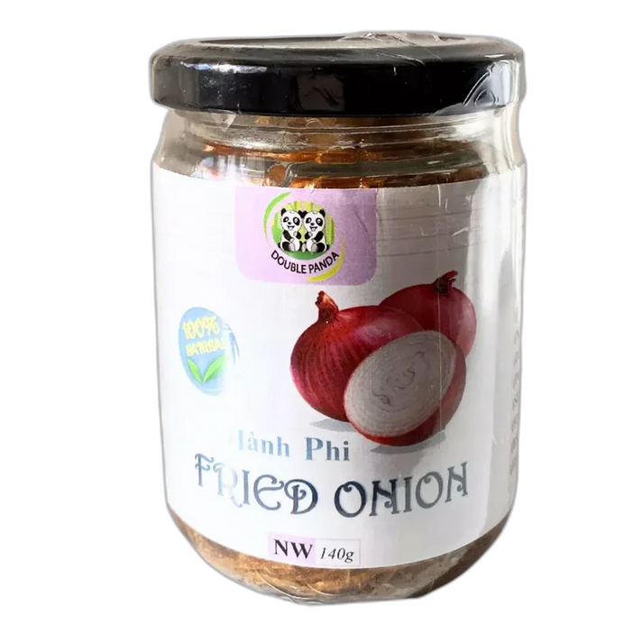 DOUBLE PANDA Fried Onion in Oil 140G – Crispy fried onions for Asian dishes