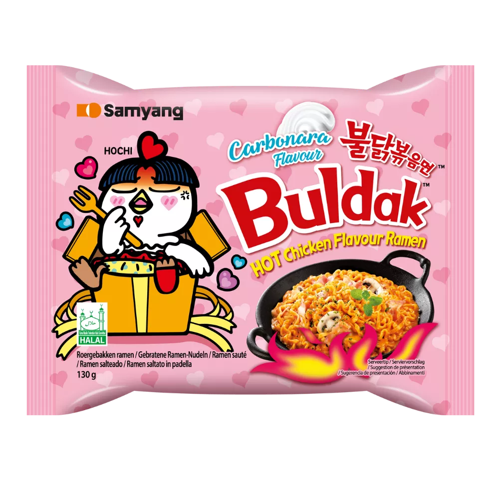SAMYANG Buldak Carbonara Hot Chicken Ramen 130G