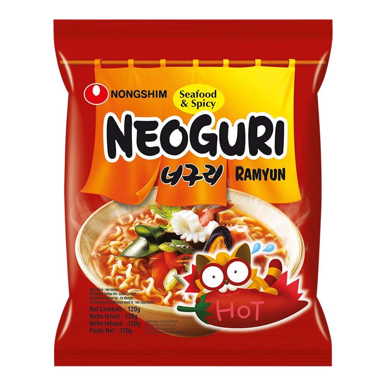 NONGSHIM Instant Noodles Neoguri Spicy 120G
