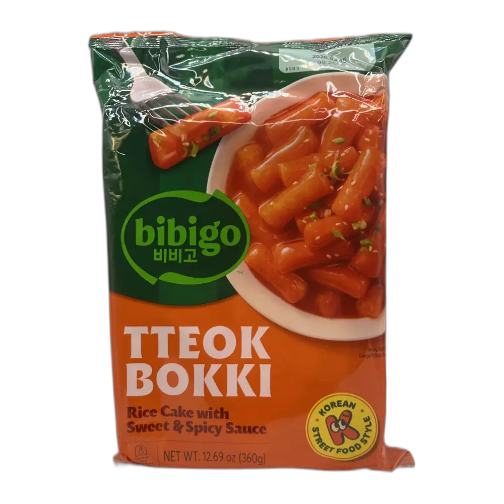 BIBIGO Tteokbokki Mit Sweet & Spicy Sauce 360G