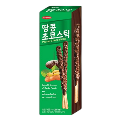 SUNYOUNG Peanut Big Choco Sticks 54G
