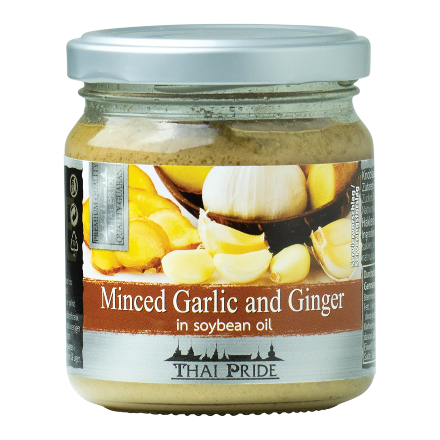 THAI PRIDE Ingwer & Knoblauch gehackt 175G