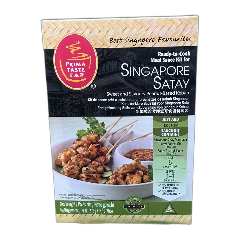 PRIMA TASTE Singapur Satay Retail Pack 275G